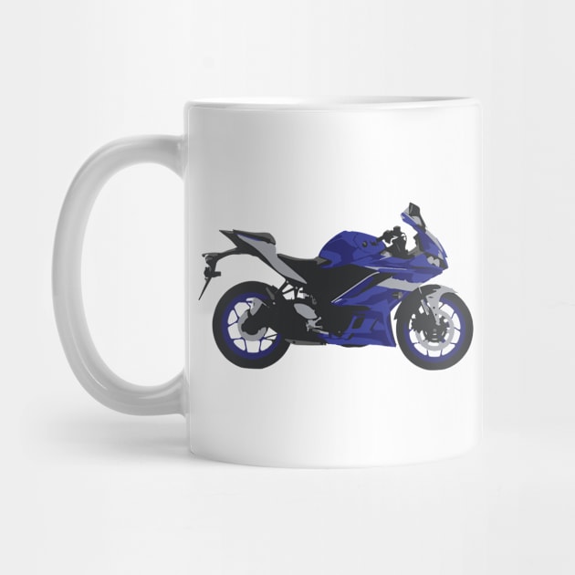 Motorcycle Yamaha YZF-R3 by WiredDesigns